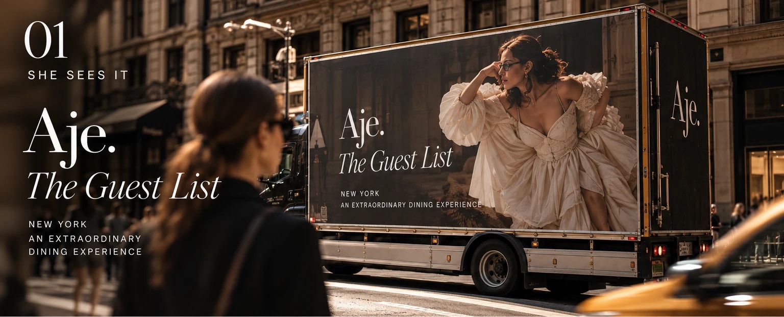 Aje Guest List vehicle in New York